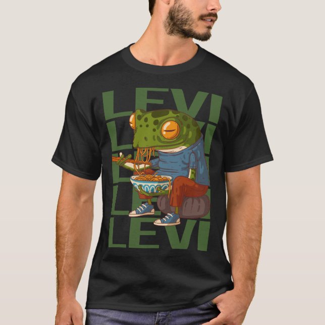 T-shirt Happy Frog - Nom Levi (Devant)