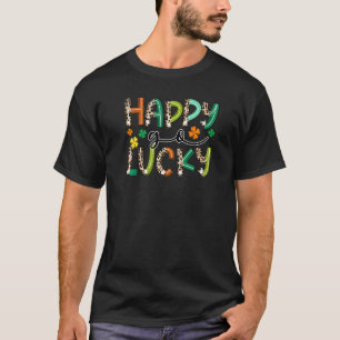 T-shirt Happy Go Lucky Leopard Horseshover Hommes Femmes