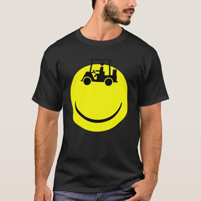 T-shirt Happy Golf Cart (Devant)