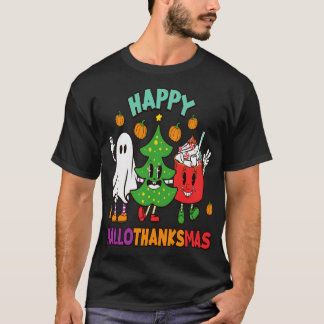 T-shirt happy-hallothanksmas 1