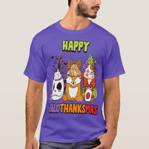T-shirt happy-hallothanksmas 16