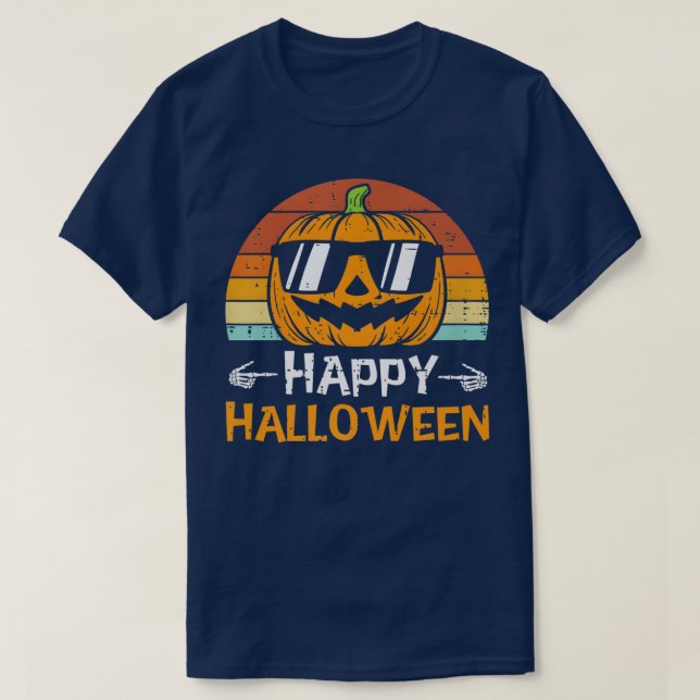 T-shirt Happy Halloween (Design devant)