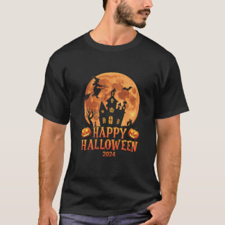 T-shirt Happy Halloween 2024 Haunted House T Shirt