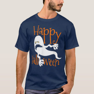 T-shirt Happy Halloween Costume Fantôme Hommes Femmes Enfa