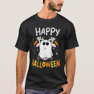 T-shirt Happy Halloween Ghost Cow Ghost Cow Halloween Farm