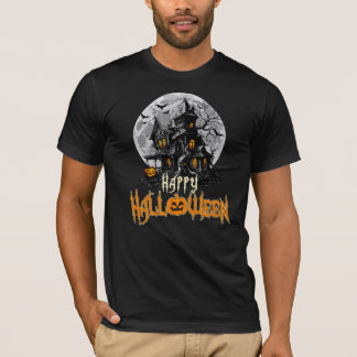 T-shirt Happy Halloween Haunted House