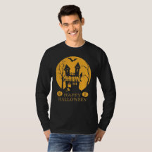Happy Halloween Haunted House Long Sleeve