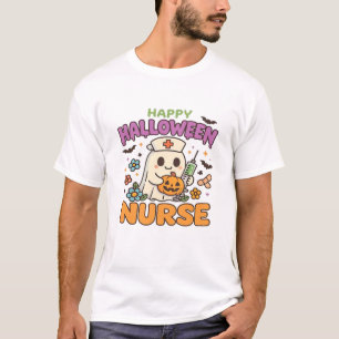 T-shirt Happy Halloween Infirmière   Médical Spook