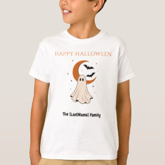 T-shirt Happy Halloween / Noche de Brujas Minimalista
