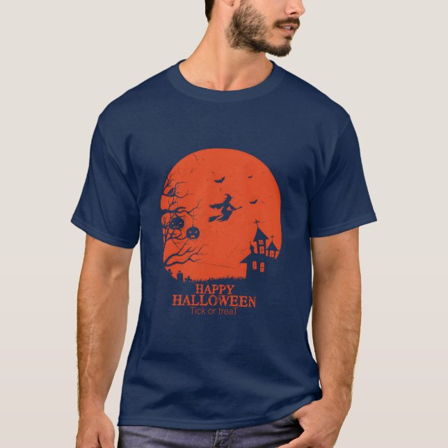 T-shirt HAPPY HALLOWEENICK ORREAT ami (Devant)