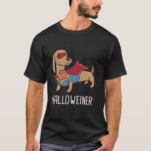 T-shirt Happy Halloweiner Dachshund Saucisse Weiner Chien 