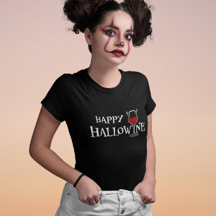 T-shirt Happy Hallowine - Halloween Pun
