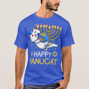 T-shirt Happy Hanucat Ugly Hanoukka juive Chanukka mignonn