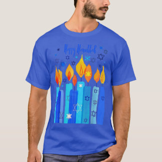 T-shirt Happy Hanukkah Festival of Light Star Of David