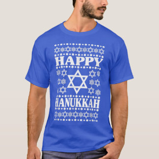 T-shirt Happy Hanukkah Men Women Kids, Stars Of David Jewi