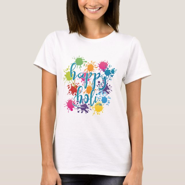 T-shirt Happy Holi (Devant)