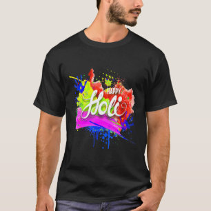 T-shirt Happy Holi 2022 India Colours Spring Festival Hind