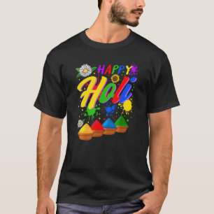 T-shirt Happy Holi Festival des couleurs Festival Holi Fes