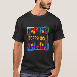 T-shirt Happy Holi Festival Holi Festival des couleurs