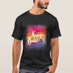 T-shirt Happy Holi Festival Outfit Pour Femmes Enfants Hom