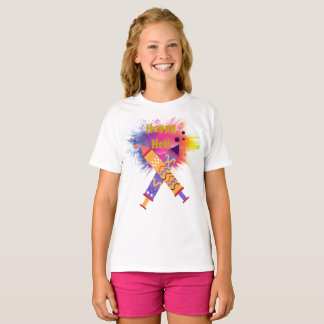 T-shirt Happy holi graphic holi T shirt 