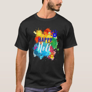 T-shirt Happy Holi T Shirt Couleurs Inde Hindu Spring T Sh