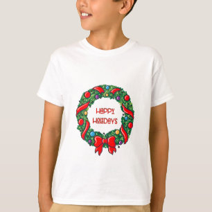 T-shirt Happy Holiday Tee Whimsical Reef Graphic Moderne