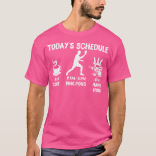 T-shirt Happy Hour Ping Pong - Funny Ping Pong Don