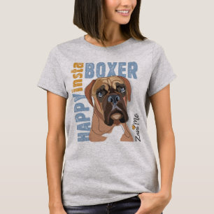 T-shirt Happy Insta Boxer - Zani Mo Dog