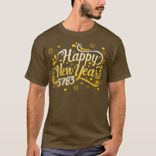 T-shirt Happy Jewish New Year 5783 Rosh Hashanah 2022 Jewi