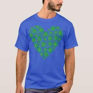 T-shirt HAPPY JOUR DE LA SAINT PATRICK Irish Holiday fleur