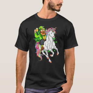 T-shirt Happy Jour de la Saint Patrick Leprechaun équitati