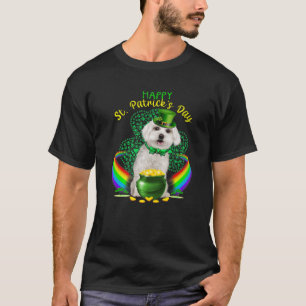 T-shirt Happy Jour de la Saint Patrick Maltese Leprechaun