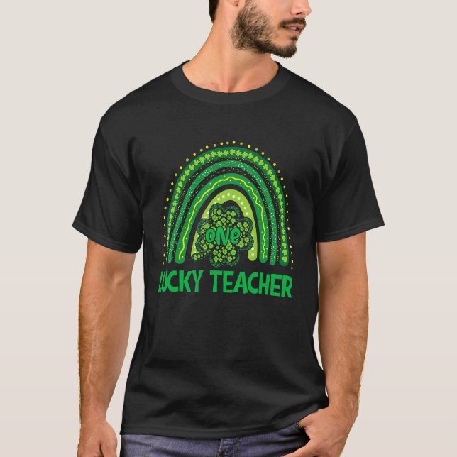 T-shirt Happy Jour de la Saint Patrick mignon Un Professeu (Devant)