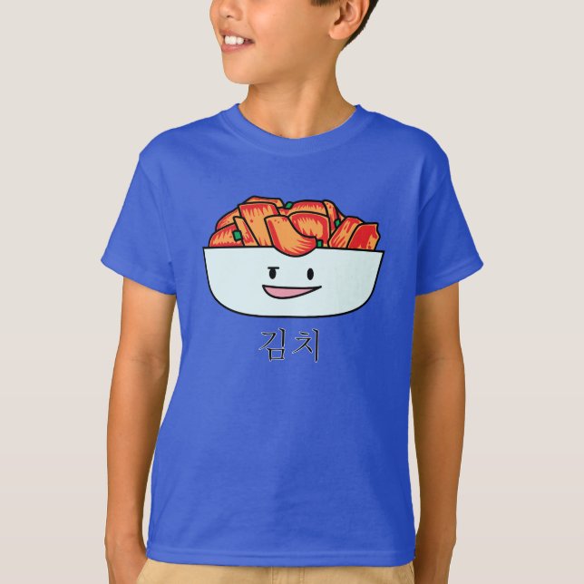 T-shirt Happy Kimchi Kimchee Bowl - Happy Foods Designs (Devant)