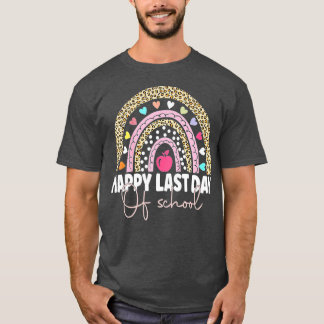T-shirt Happy Last Day of School Teacher Student Graduatio