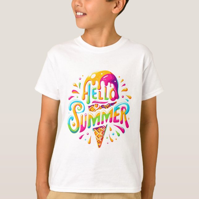 T-shirt Happy Last Day of School Teachers Student Hello  (Devant)