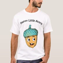 "Happy Little Acorn" Écureuil Sourire Forêt Ami