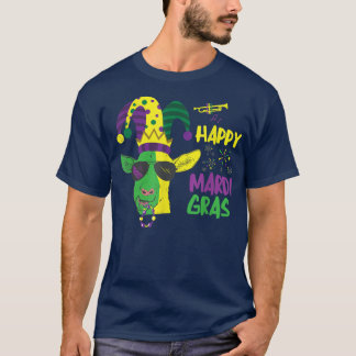 T-shirt Happy Mardi Gras Party Goat Costume Carnival Holid