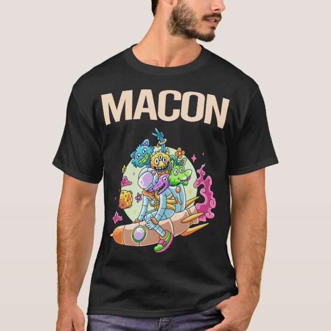 T-shirt Happy Monsters - Macon (Devant)