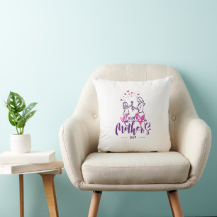 T-shirt Happy Mother day Girf Throw Pillow
