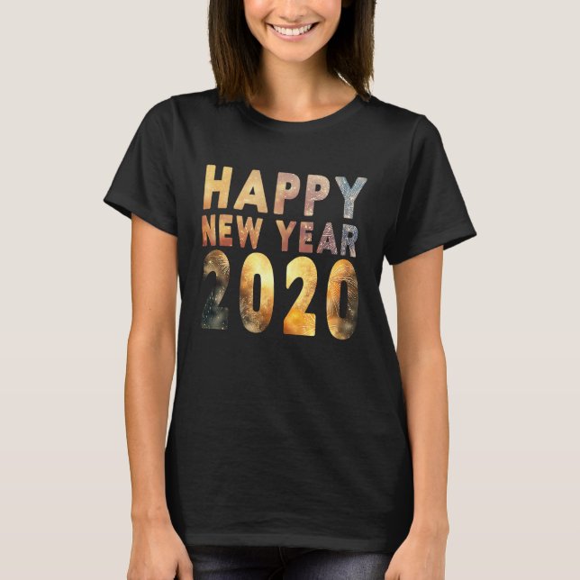 T-shirt Happy New Year 2020 (Devant)