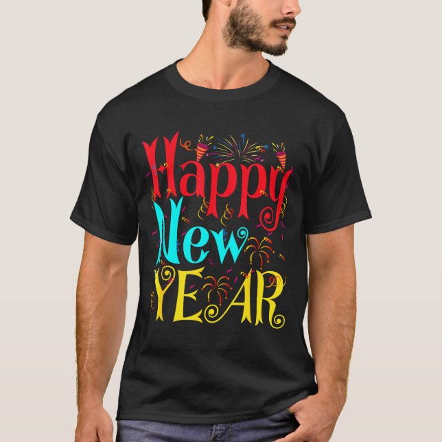 T-shirt Happy New Year 2026 And Merry Christmas New Year E (Devant)