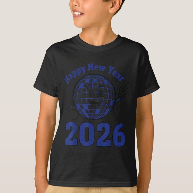 T-shirt Happy New Year 2026 Celebration Design  (Devant)