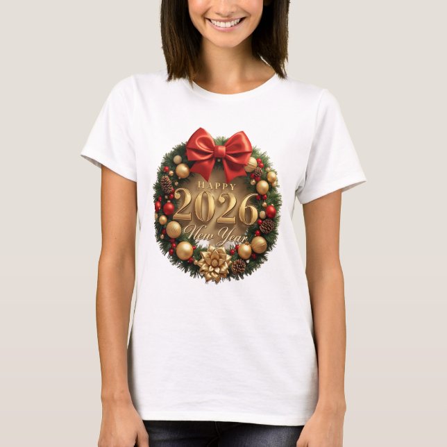 T-shirt happy new year 2026 classic holiday  (Devant)