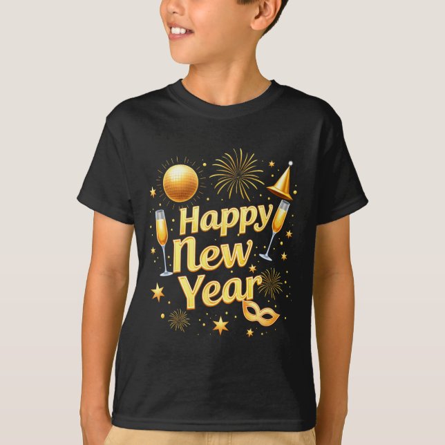 T-shirt Happy New Year 2026 New Years Eve Party Countdown  (Devant)