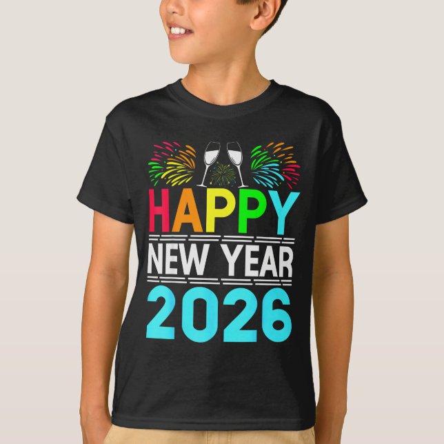 T-shirt Happy New Year 2026 Nye Party - Funny New Years Ev (Devant)