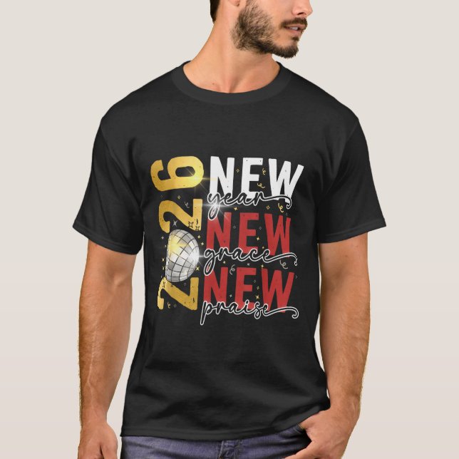 T-shirt Happy New Year Eve 2026 New Year Party Hello 2026  (Devant)