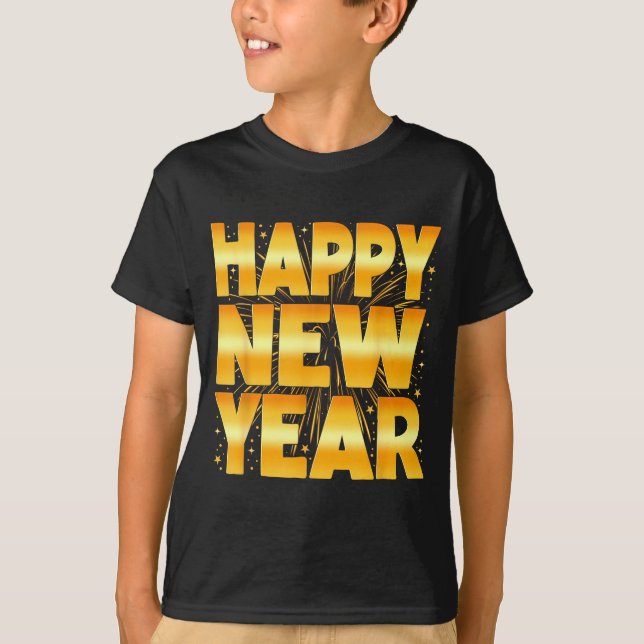 T-shirt Happy New Year Shirt Family New Years Eve Party Fi (Devant)