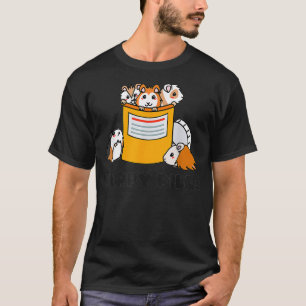 T-shirt Happy Pills Guinée Pig Funny mignonne Guinée Pig
